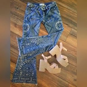 Free People Century flare jeans